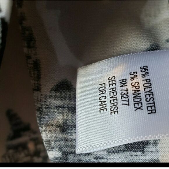 DANA BUCHMAN Floral Button-down Blouse Small - Picture 6 of 7